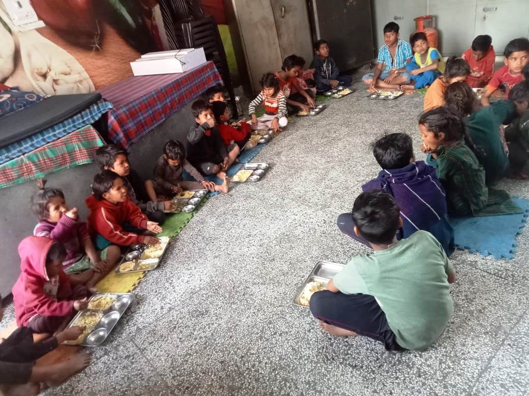 Children playing board games